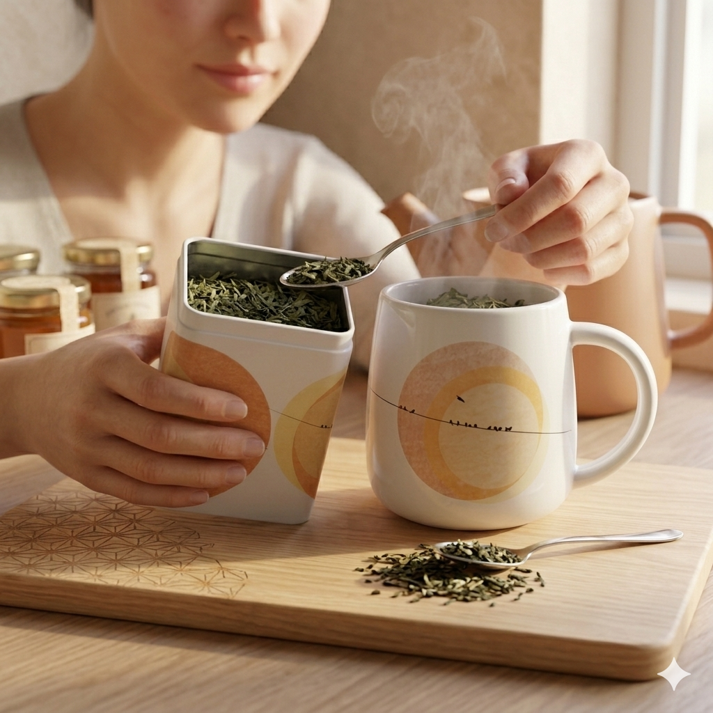 Éclat Solaire – Mug Infusion & Boîte Hermétique